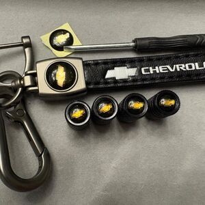 Chevrolet Men's Black and Silver Accessory